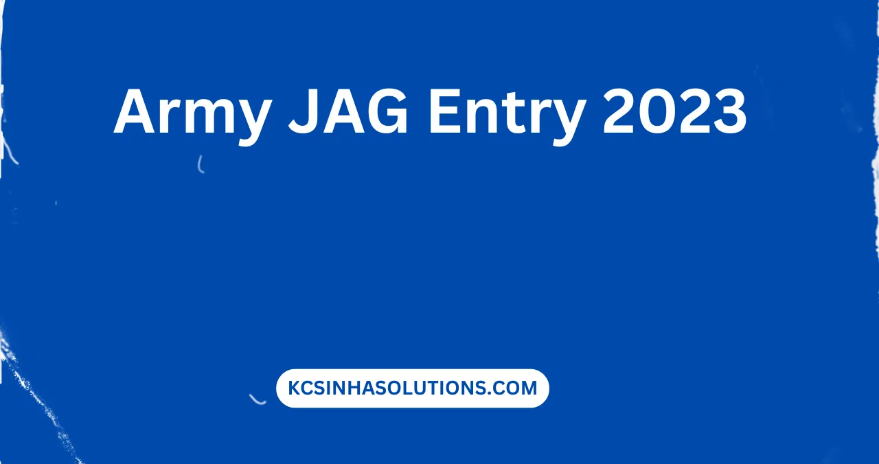 Army JAG Entry 2023