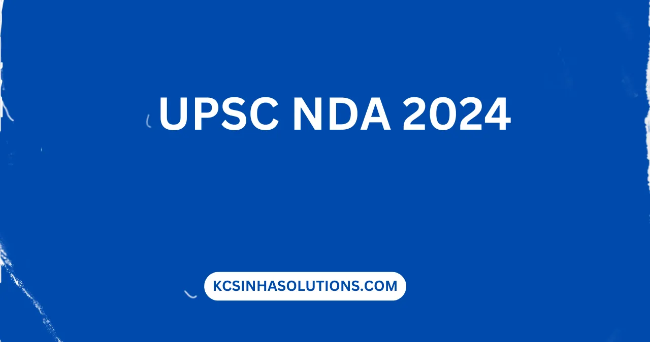 UPSC NDA 2024